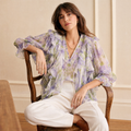 Purple Flower Shirt