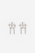 Genuine Freshwater Round Pearl Chandelier Earrings