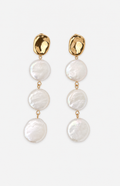 Genuine Freshwater Baroque Pearl Dangle Earrings