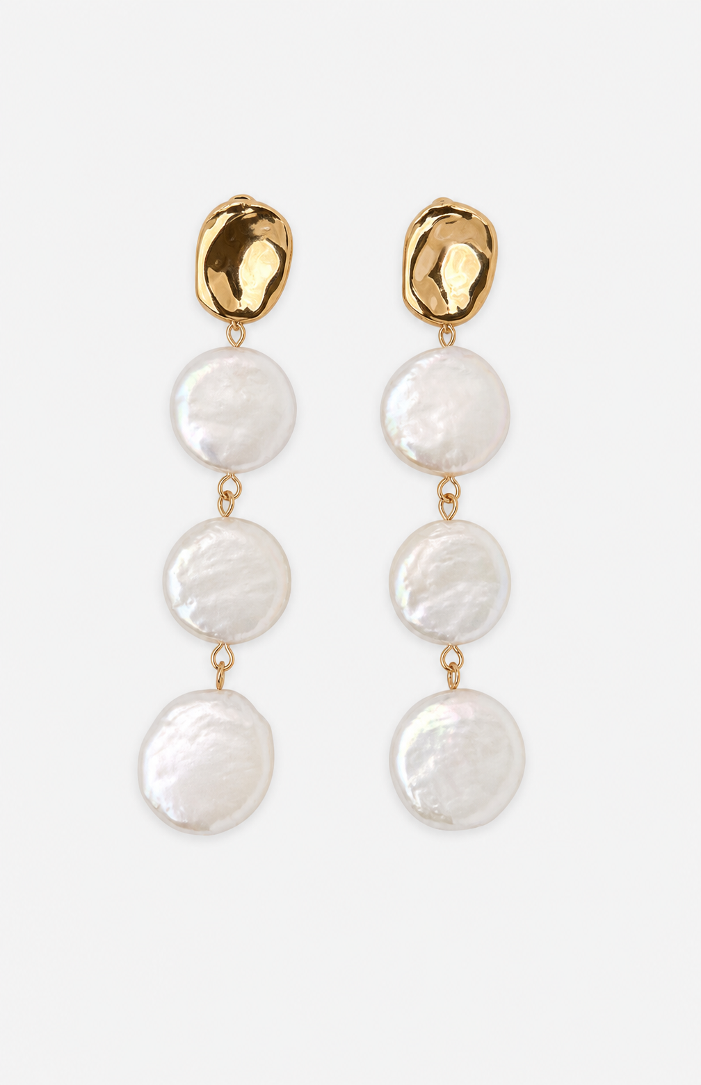 Genuine Freshwater Baroque Pearl Dangle Earrings