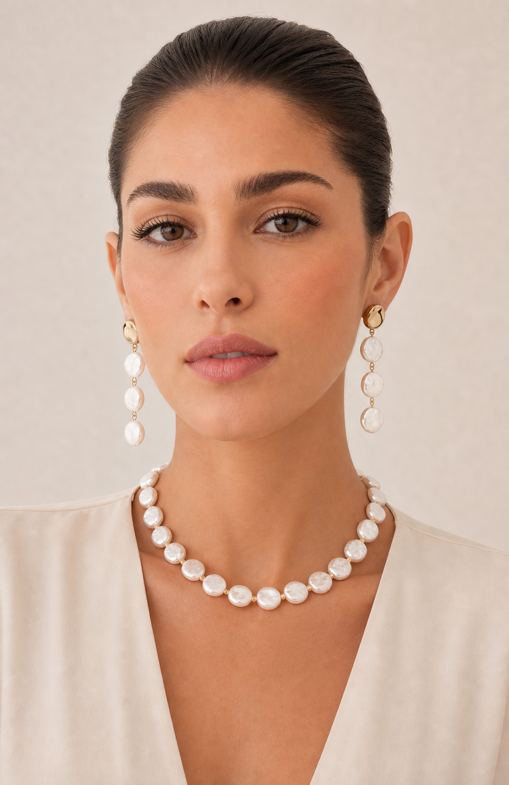 Genuine Freshwater Baroque Pearl Dangle Earrings