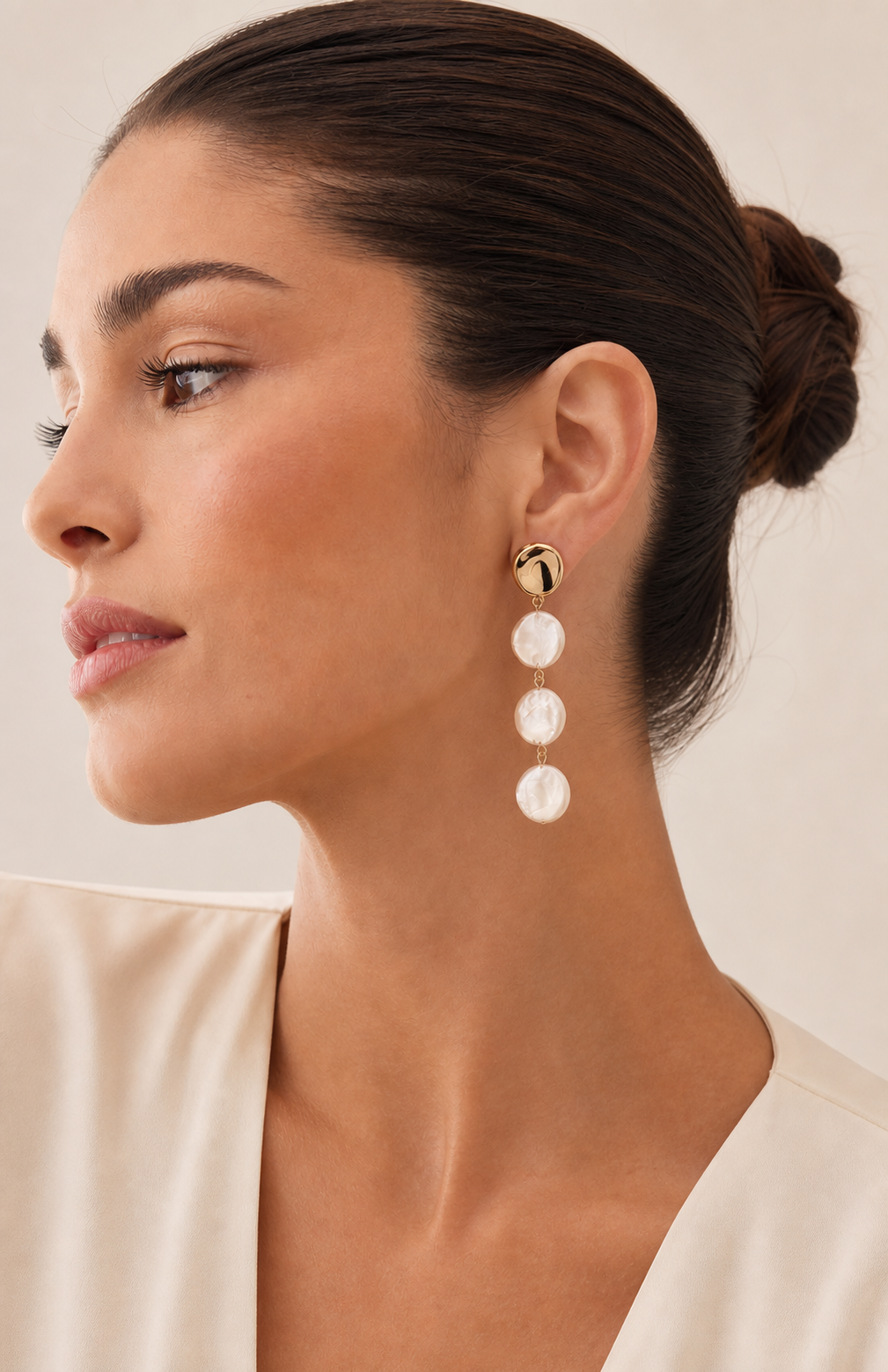 Genuine Freshwater Baroque Pearl Dangle Earrings